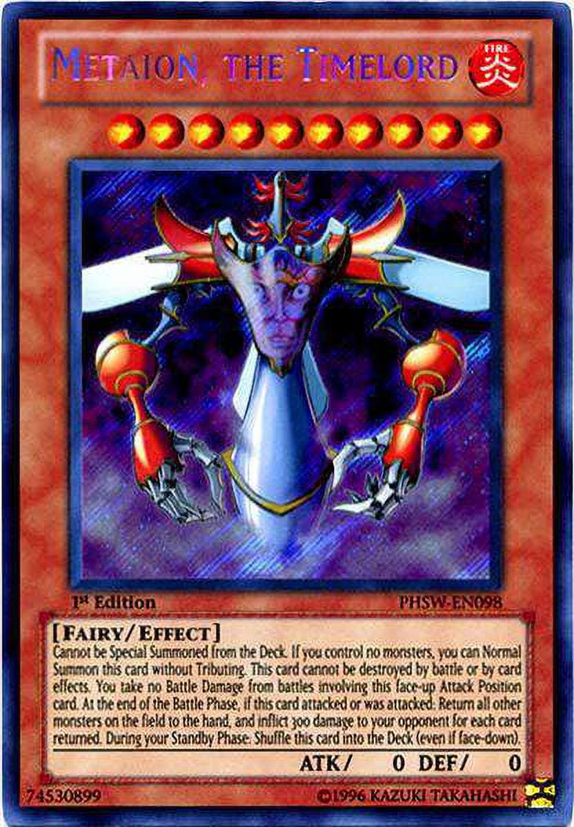 YuGiOh Photon Shockwave Secret Rare Metaion, the Timelord PHSW