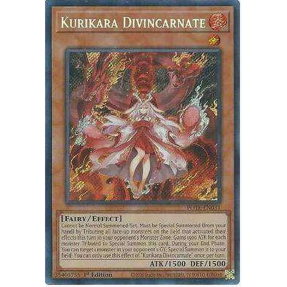 YuGiOh Power of the Elements Kurikara Divincarnate POTE-EN031