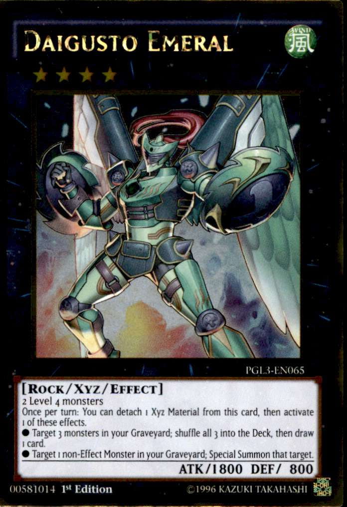 YuGiOh Premium Gold: Infinite Gold Gold Rare Daigusto Emeral PGL3-EN065 -  Walmart.com