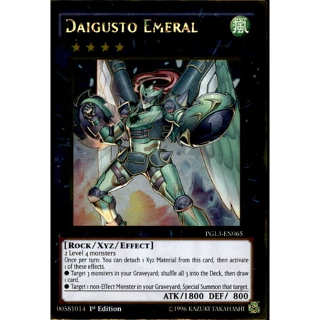 YuGiOh Premium Gold: Infinite Gold Gold Rare Daigusto Emeral PGL3-EN065