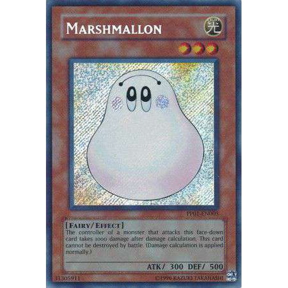 YuGiOh Premium Pack 1 Secret Rare Marshmallon PP01-EN003