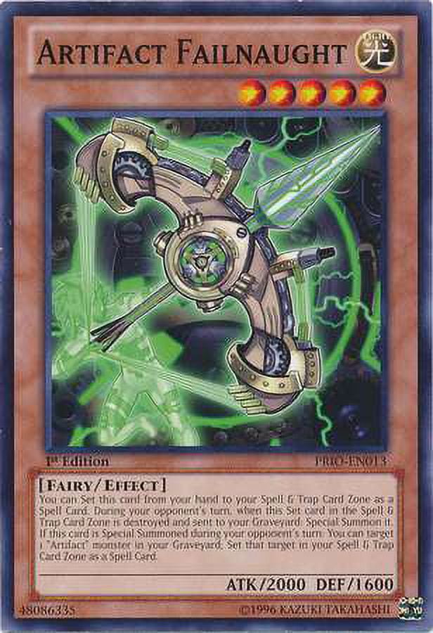 YuGiOh Primal Origin Common Artifact Failnaught PRIO-EN013 - Walmart.com
