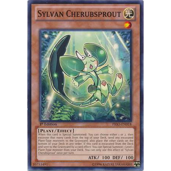 YuGiOh Primal Origin Common Sylvan Cherubsprout PRIO-EN018