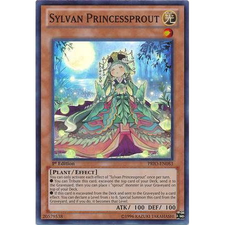 YuGiOh Primal Origin Super Rare Sylvan Princessprout PRIO-EN083