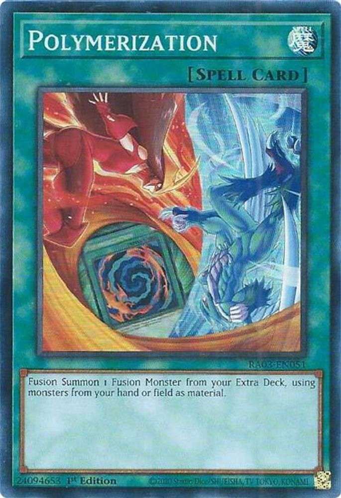 yugioh all polymerization cards RA02-EN047 - - Secret Rare Polymerization - Yu-Gi-Oh! - SP15-EN038