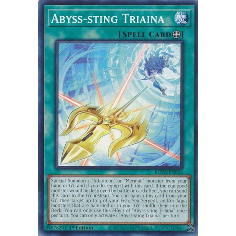 atlantean cards yugioh Card Abyssrhine, the Spirit ROTA-KR017 Korean Ver Quarter Century Secret  K-TCG is served by these lancers Planning to build a Mermail-Atlantean
