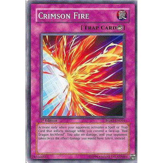 YuGiOh Raging Battle Common Crimson Fire RGBT-EN064