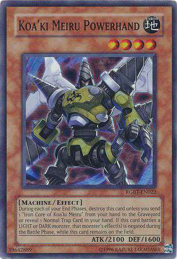 YuGiOh Raging Battle Super Rare Koa'ki Meiru Powerhand RGBT