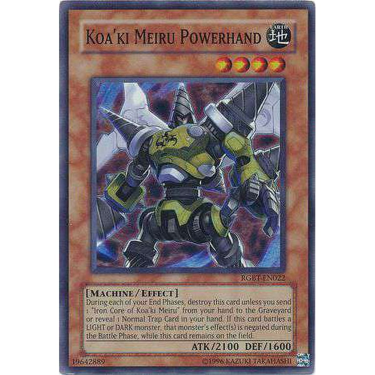 YuGiOh Raging Battle Super Rare Koa'ki Meiru Powerhand RGBT-EN022 -  Walmart.com