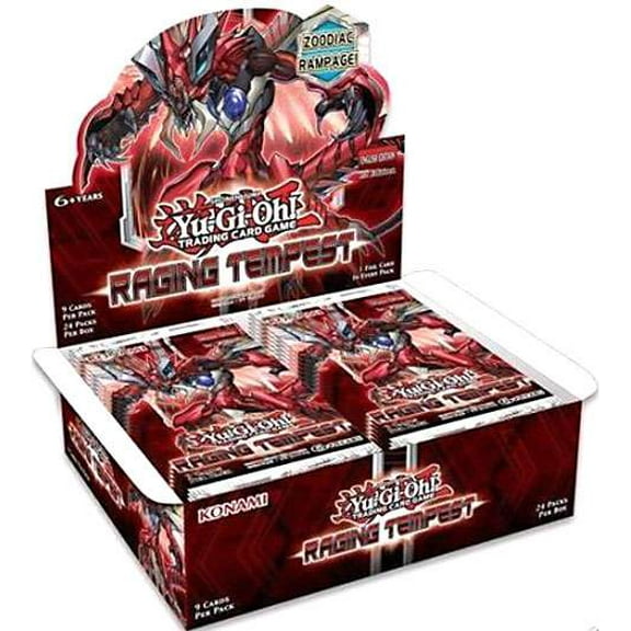Yugioh TCG Card Game Raging Tempest 1st Edition English Booster Box - 24 packs
