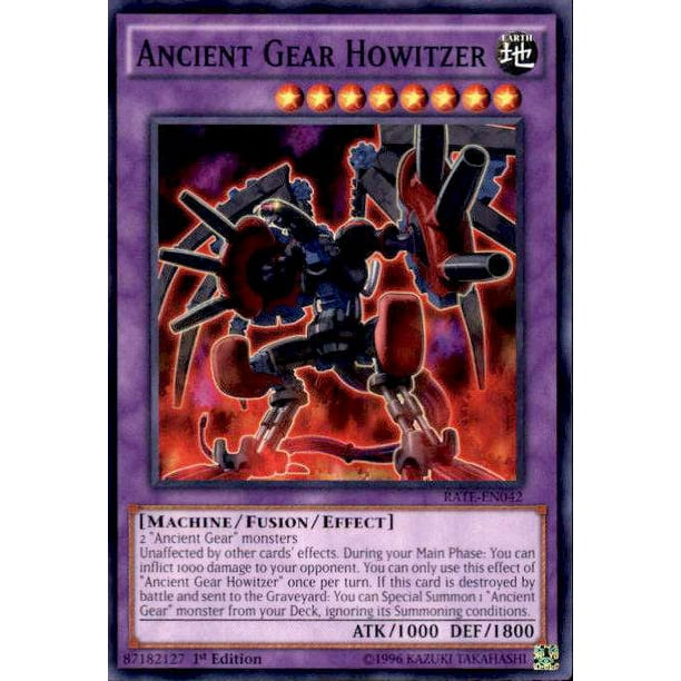 Ancient Gear Howitzer RATE-EN042 - Card sets for ecommerce - Walmart  Business Supplies