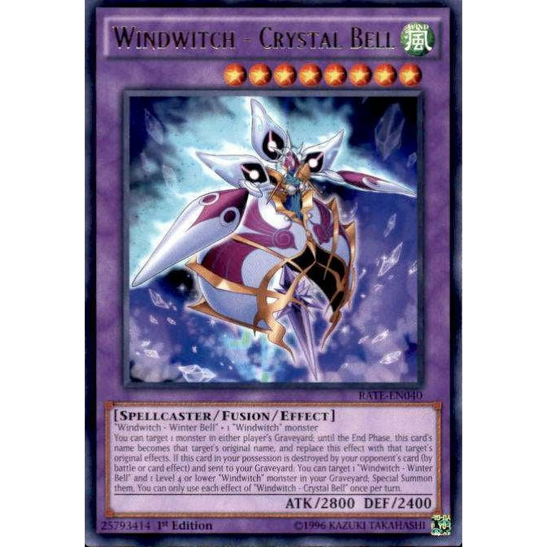 YuGiOh Raging Tempest Rare Windwitch - Crystal Bell RATE-EN040 - Walmart.com