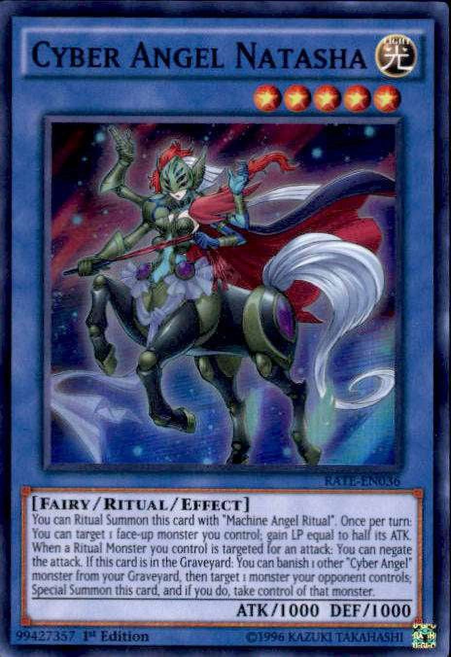 YuGiOh Raging Tempest Super Rare Cyber Angel Natasha RATE-EN036 - Walmart.com YuGiOh Raging Tempest Super Rare Cyber Angel Natasha RATE-EN036 - Walmart.com
