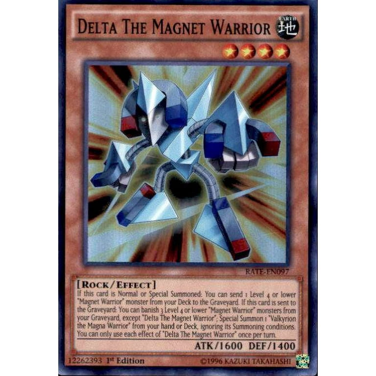 YuGiOh Raging Tempest Super Rare Delta The Magnet Warrior RATE-EN097 - Walmart.com YuGiOh Raging Tempest Super Rare Delta The Magnet Warrior RATE-EN097 - Walmart.com