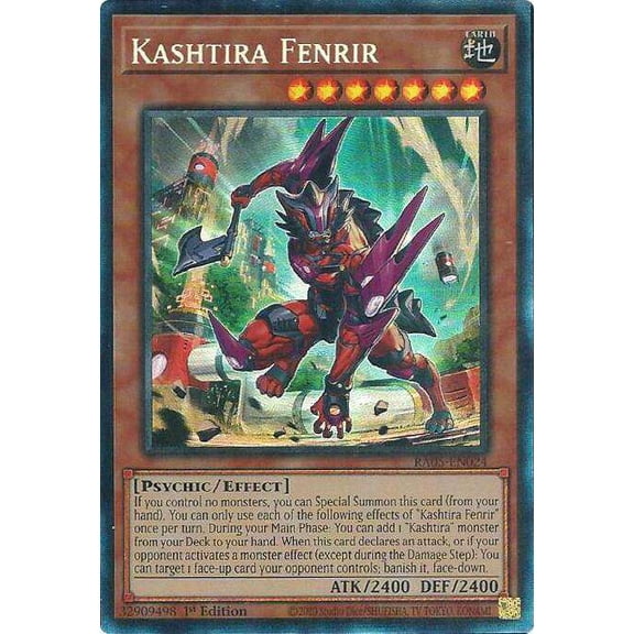 YuGiOh Rarity Collection 5 Collector's Rare Kashtira Fenrir RA05-EN024
