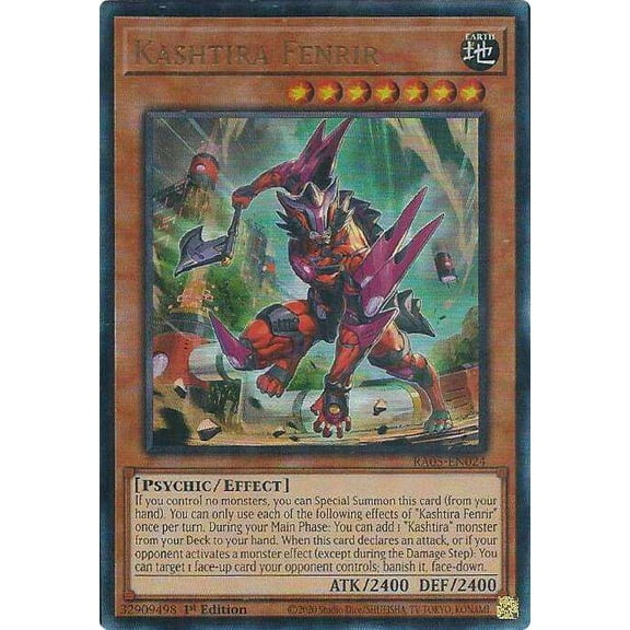 YuGiOh Rarity Collection 5 Ultimate Rare Kashtira Fenrir RA05-EN024