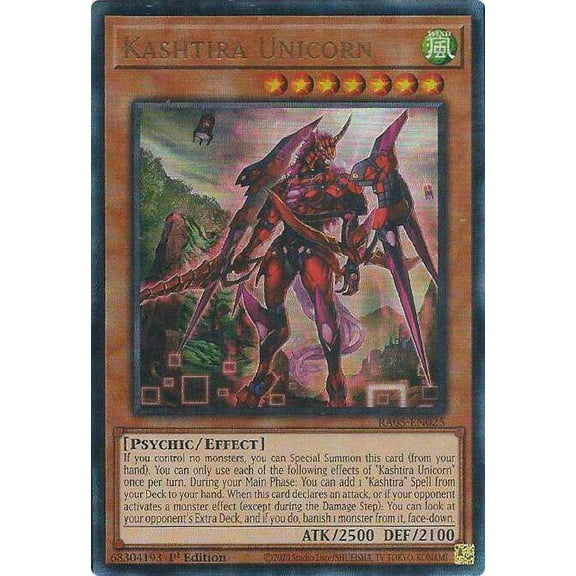 YuGiOh Rarity Collection 5 Ultimate Rare Kashtira Unicorn RA05-EN025