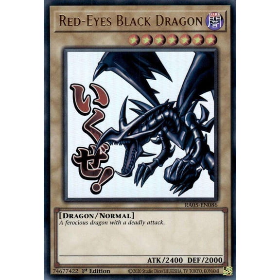 YuGiOh Rarity Collection 5 Ultra Rare Red-Eyes Black Dragon RA05-EN086