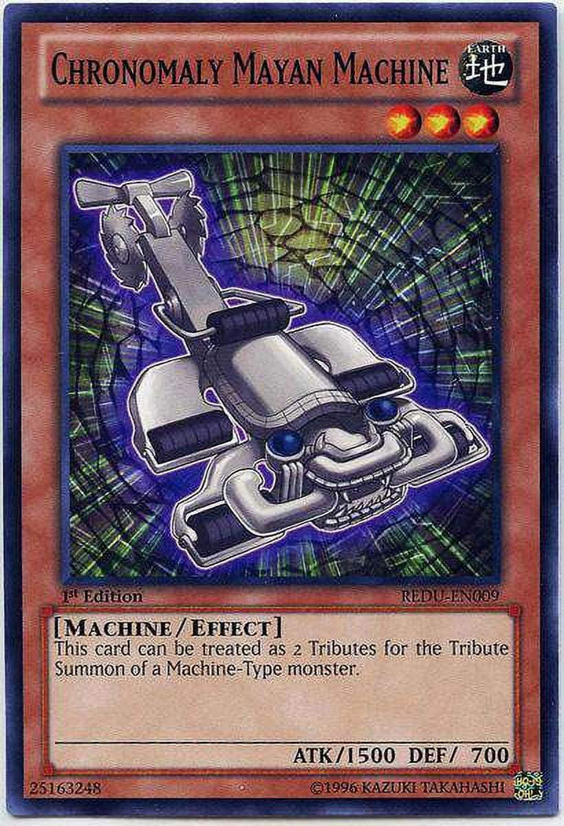 YuGiOh Return of the Duelist Common Chronomaly Mayan Machine REDU-EN009 -  Walmart.com