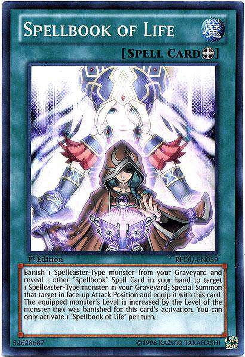 YuGiOh Return of the Duelist Super Rare Spellbook of Life REDU-EN059 -  Walmart.com