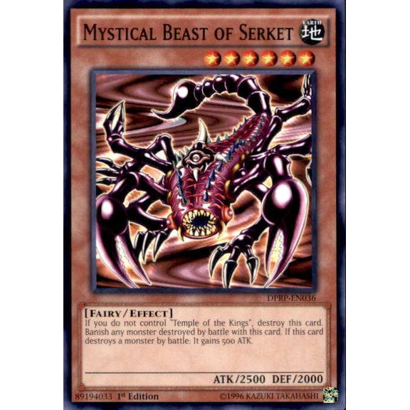 YuGiOh Rivals of the Pharaoh Duelist Pack Common Mystical Beast of Serket DPRP-EN036