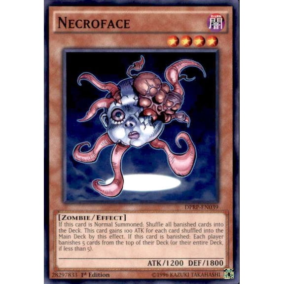 YuGiOh Rivals of the Pharaoh Duelist Pack Common Necroface DPRP-EN039