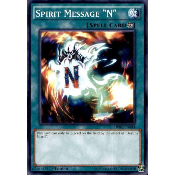 YuGiOh Rivals of the Pharaoh Duelist Pack Common Spirit Message N DPRP ...