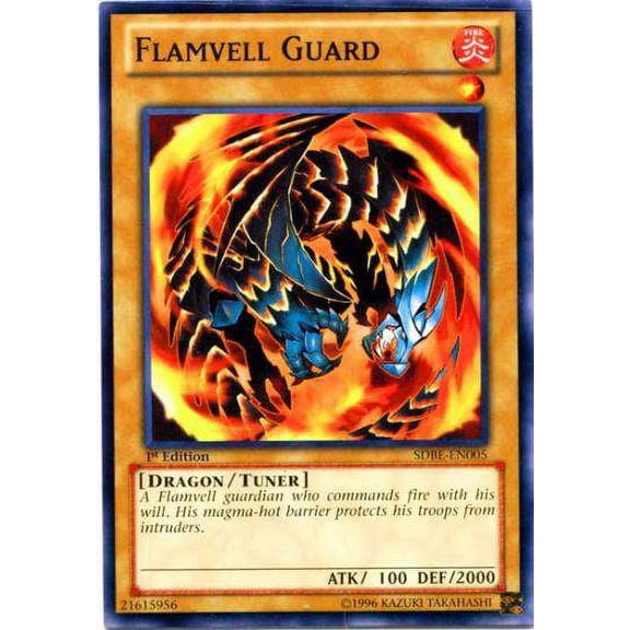 YuGiOh Saga of Blue-Eyes White Dragon Structure Deck Common Flamvell Guard SDBE-EN005