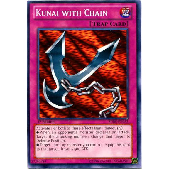 YuGiOh Saga of Blue-Eyes White Dragon Structure Deck Common Kunai with Chain SDBE-EN035