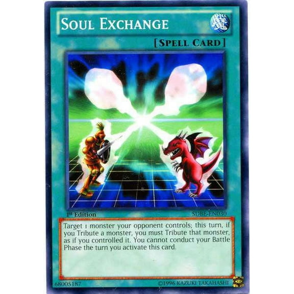 YuGiOh Saga of Blue-Eyes White Dragon Structure Deck Common Soul Exchange SDBE-EN030