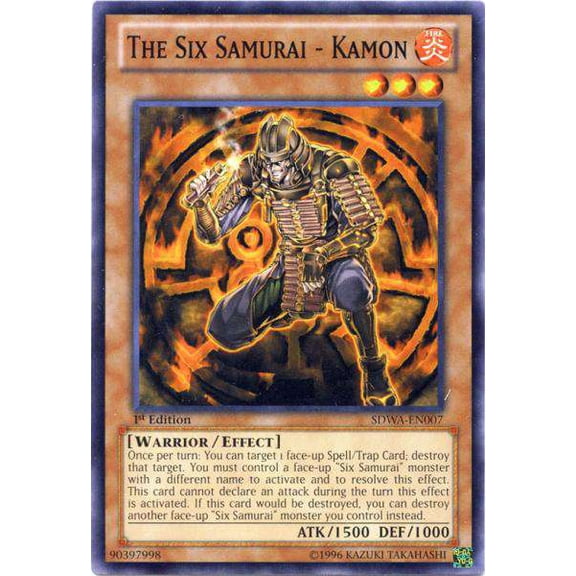 YuGiOh Samurai Warlords Structure Deck Common The Six Samurai - Kamon SDWA-EN007