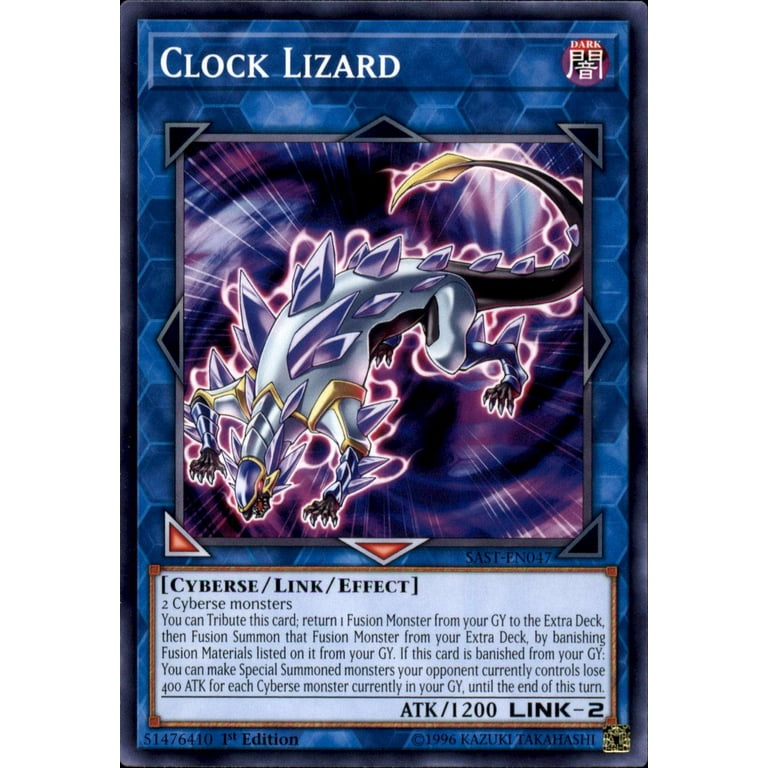 YuGiOh Savage Strike Common Clock Lizard SAST-EN047 - Walmart.com