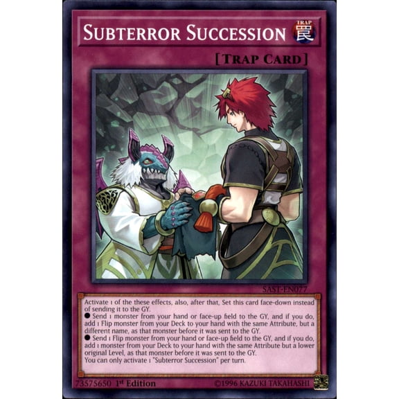 YuGiOh Savage Strike Common Subterror Succession SAST-EN077
