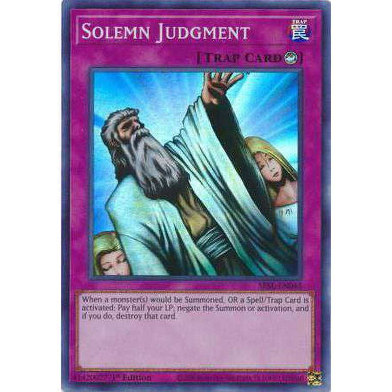 solemn judgment yugioh card LPST-JP042 (UR) Pay half your LP Solemn Judgment [LCYW-EN152] Secret Rare