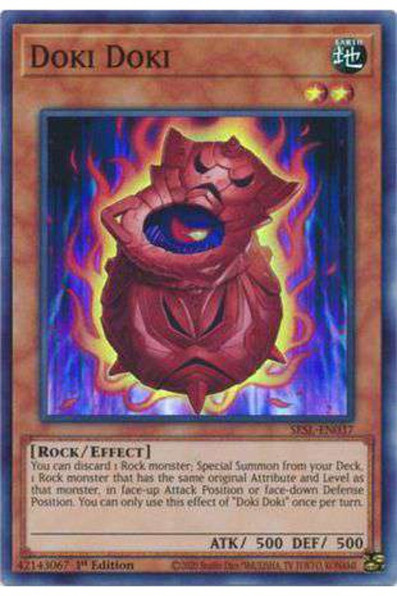 YuGiOh Secret Slayers Super Rare Doki Doki SESL-EN037