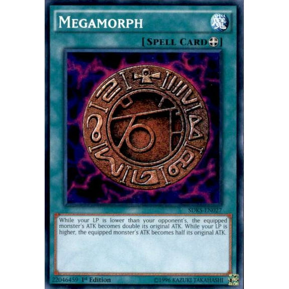 YuGiOh Seto Kaiba Structure Deck Common Megamorph SDKS-EN027