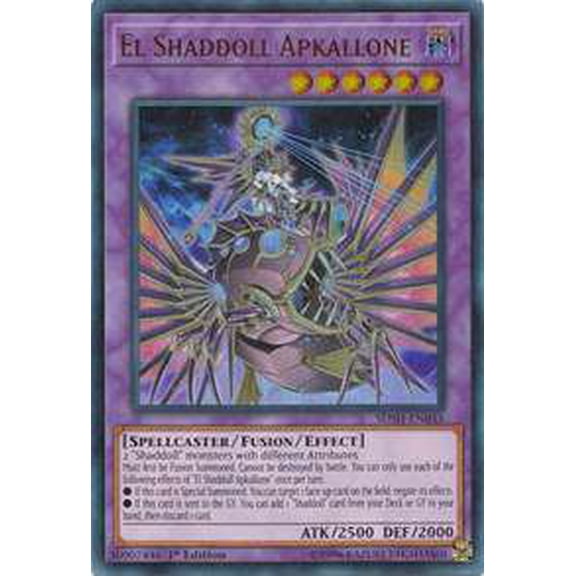 YuGiOh Shaddoll Showdown Structure Deck Ultra Rare El Shaddoll Apkallone SDSH-EN045