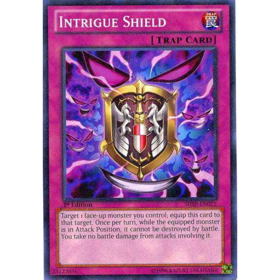 YuGiOh Shadow Specters Common Intrigue Shield SHSP-EN072
