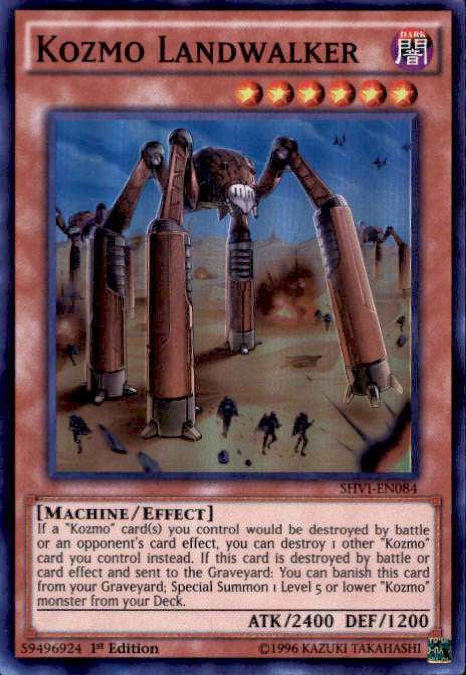 YuGiOh Shining Victories Super Rare Kozmo Landwalker SHVI-EN084 -  Walmart.com