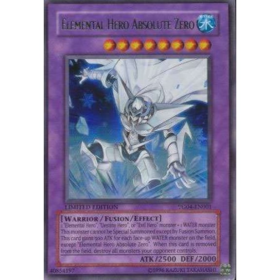 YuGiOh Shonen Jump Elemental Hero Absolute Zero YG04-EN001