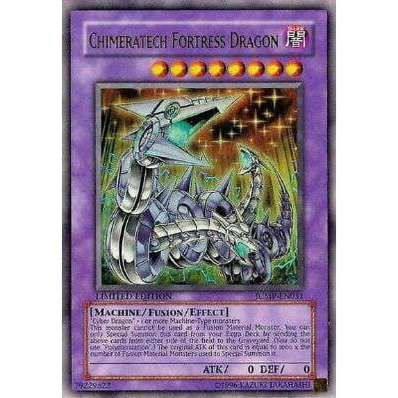 YuGiOh Shonen Jump Ultra Rare Chimeratech Fortress Dragon JUMP-EN031