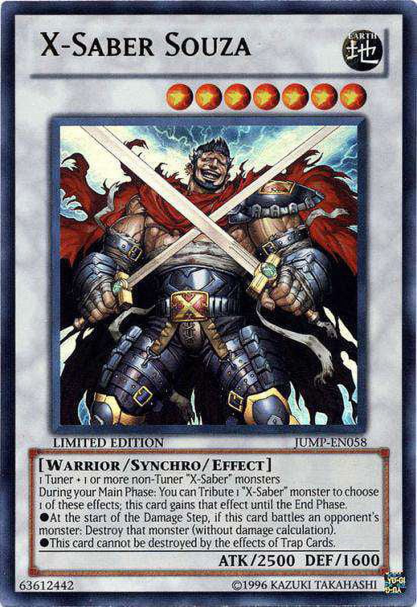 YuGiOh Shonen Jump Ultra Rare X-Saber Souza JUMP-EN058