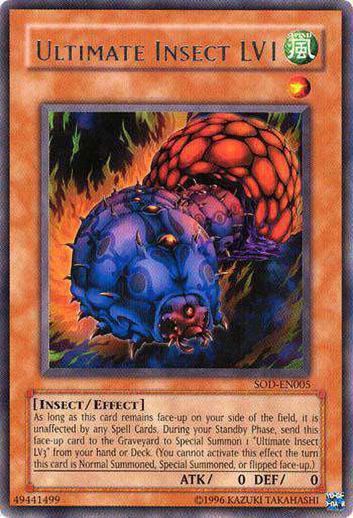 YuGiOh Soul of the Duelist Rare Ultimate Insect LV1 SOD YuGiOh Soul of the Duelist Rare Ultimate Insect LV1 SOD