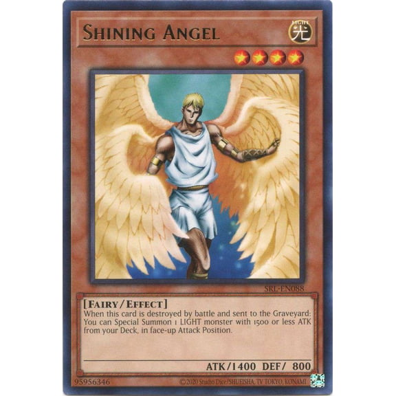 YuGiOh Spell Ruler 25th Anniversary Rare Shining Angel SRL-EN088