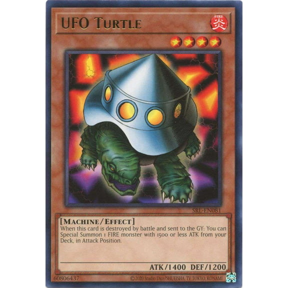 YuGiOh Spell Ruler 25th Anniversary Rare UFO Turtle SRL-EN081