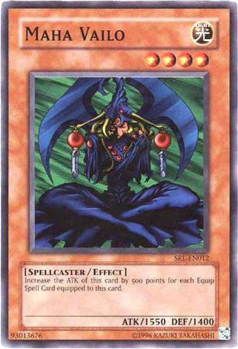 YuGiOh Spell Ruler 25th Anniversary Super Rare Maha Vailo SRL-EN012 -  Walmart.com