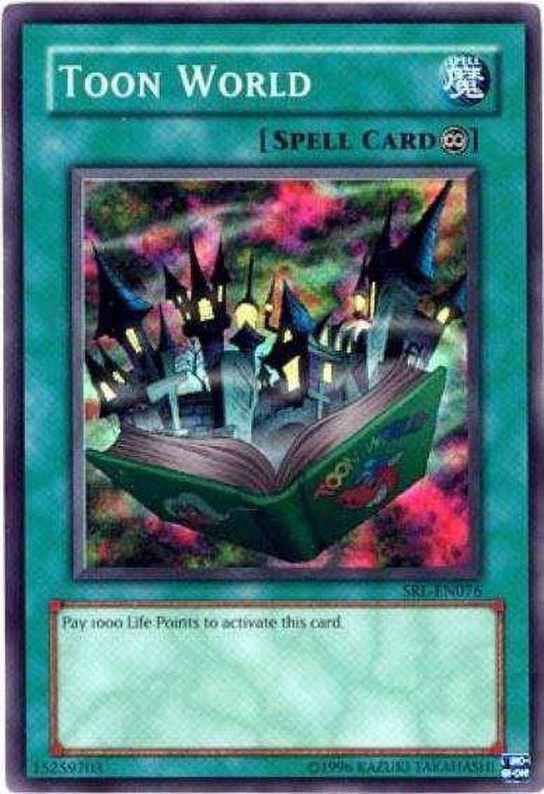 YuGiOh Spell Ruler 25th Anniversary Super Rare Toon World SRL