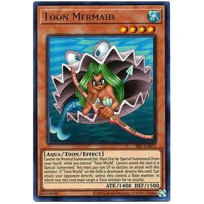 YuGiOh Spell Ruler 25th Anniversary Ultra Rare Toon Mermaid SRL-EN072