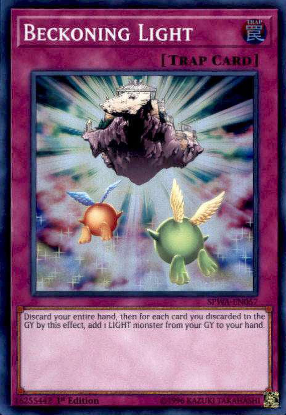 YuGiOh Spirit Warriors Super Rare Beckoning Light SPWA-EN057 - Walmart.com