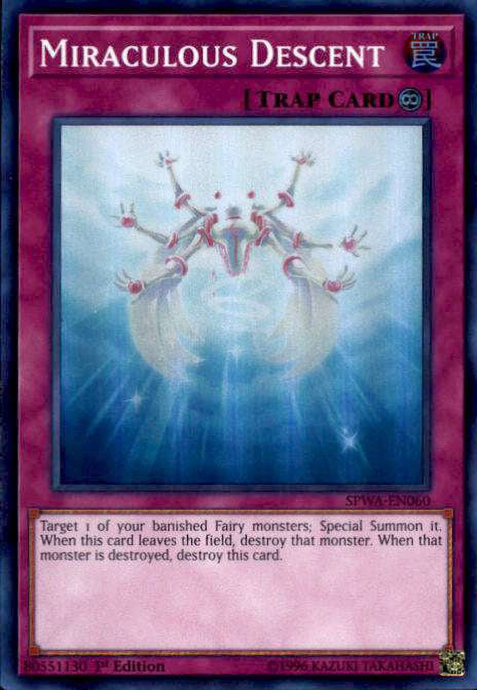 YuGiOh Spirit Warriors Super Rare Miraculous Descent SPWA-EN060 YuGiOh Spirit Warriors Super Rare Miraculous Descent SPWA-EN060